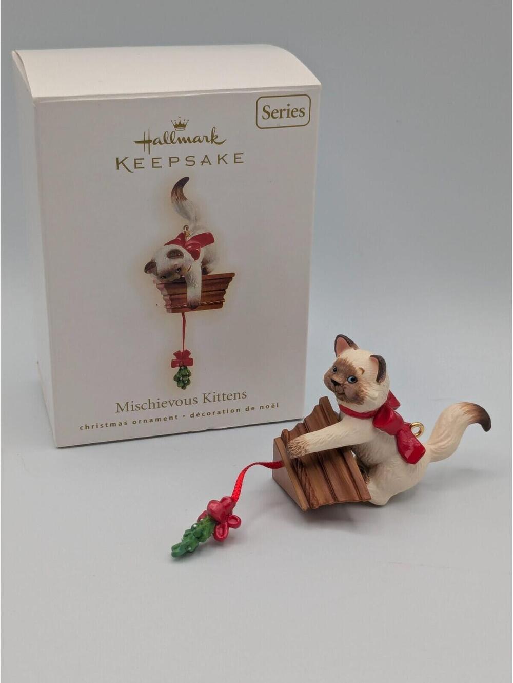 Hallmark Keepsake Mischievous Kittens 2009 Christmas Ornament, 11th in Series